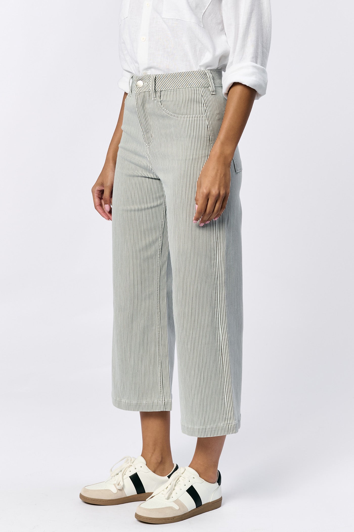 RAILROAD GREY AUDREY WIDE LEG JEAN