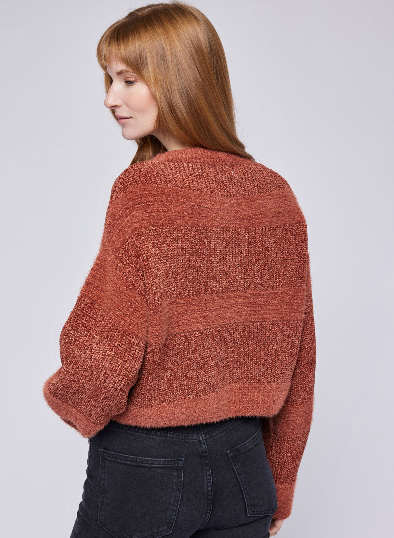 GENTLE FAWN CINNAMON ROSETTA SWEATER