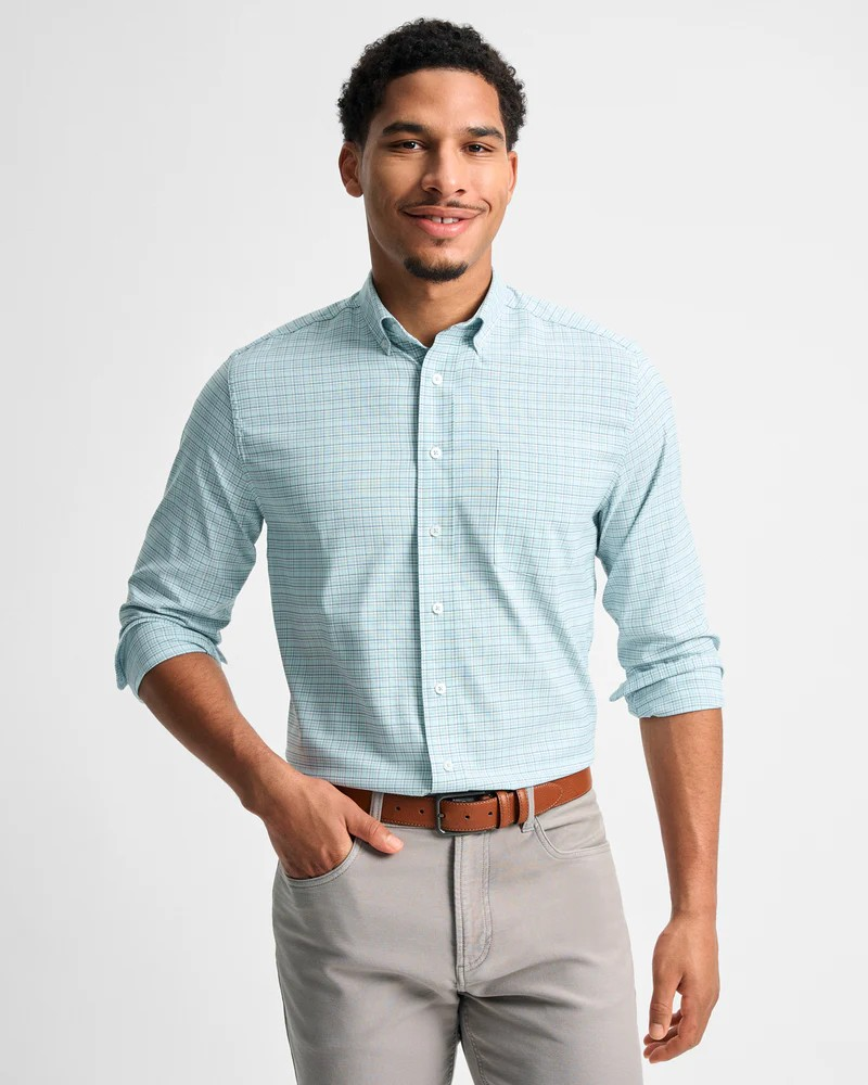 GENTEAL AQUA BURTON SOFTOUCH SPORT SHIRT