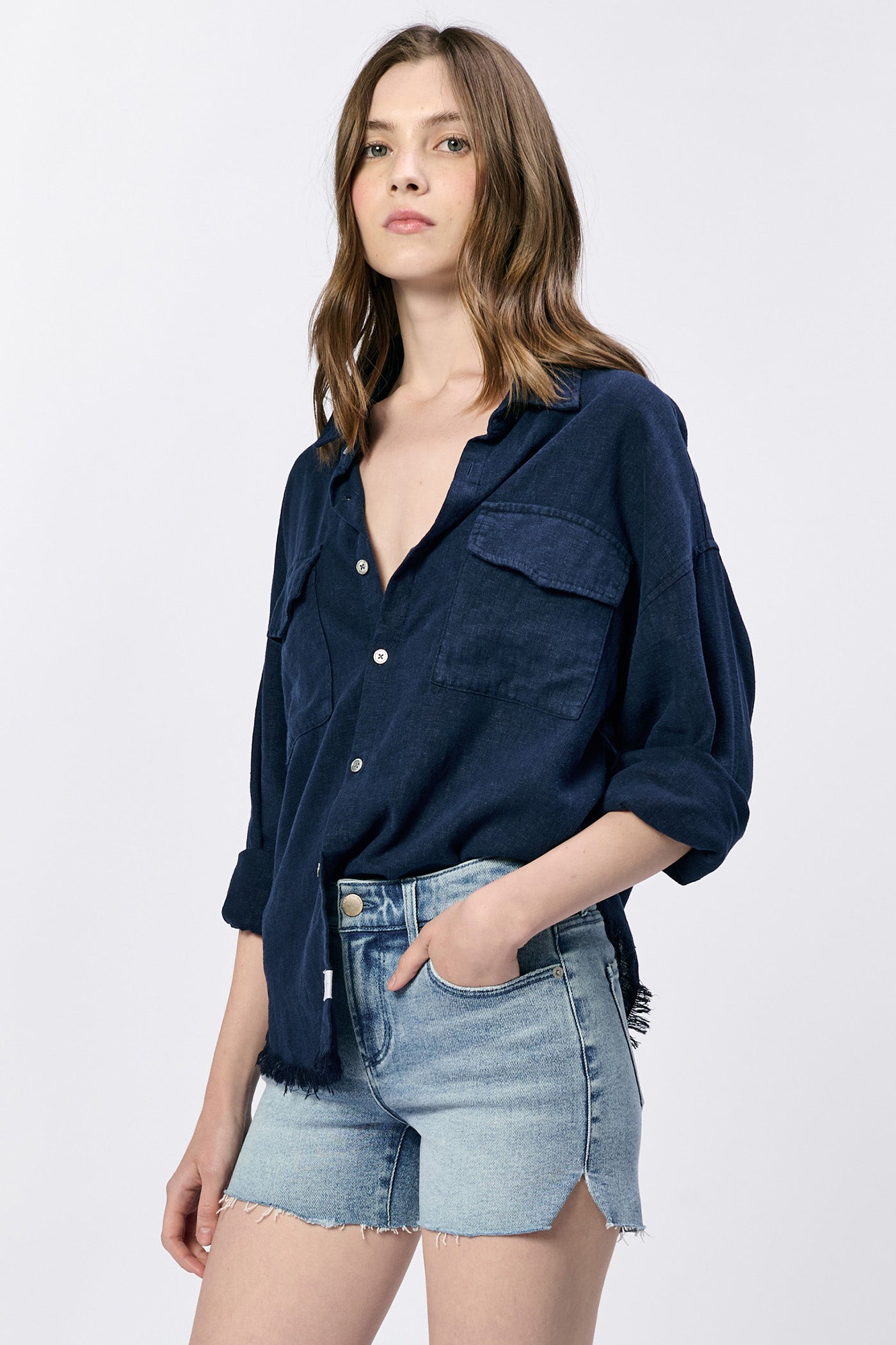 DEAR JOHN BLACK IRIS ADRIANNA TOP