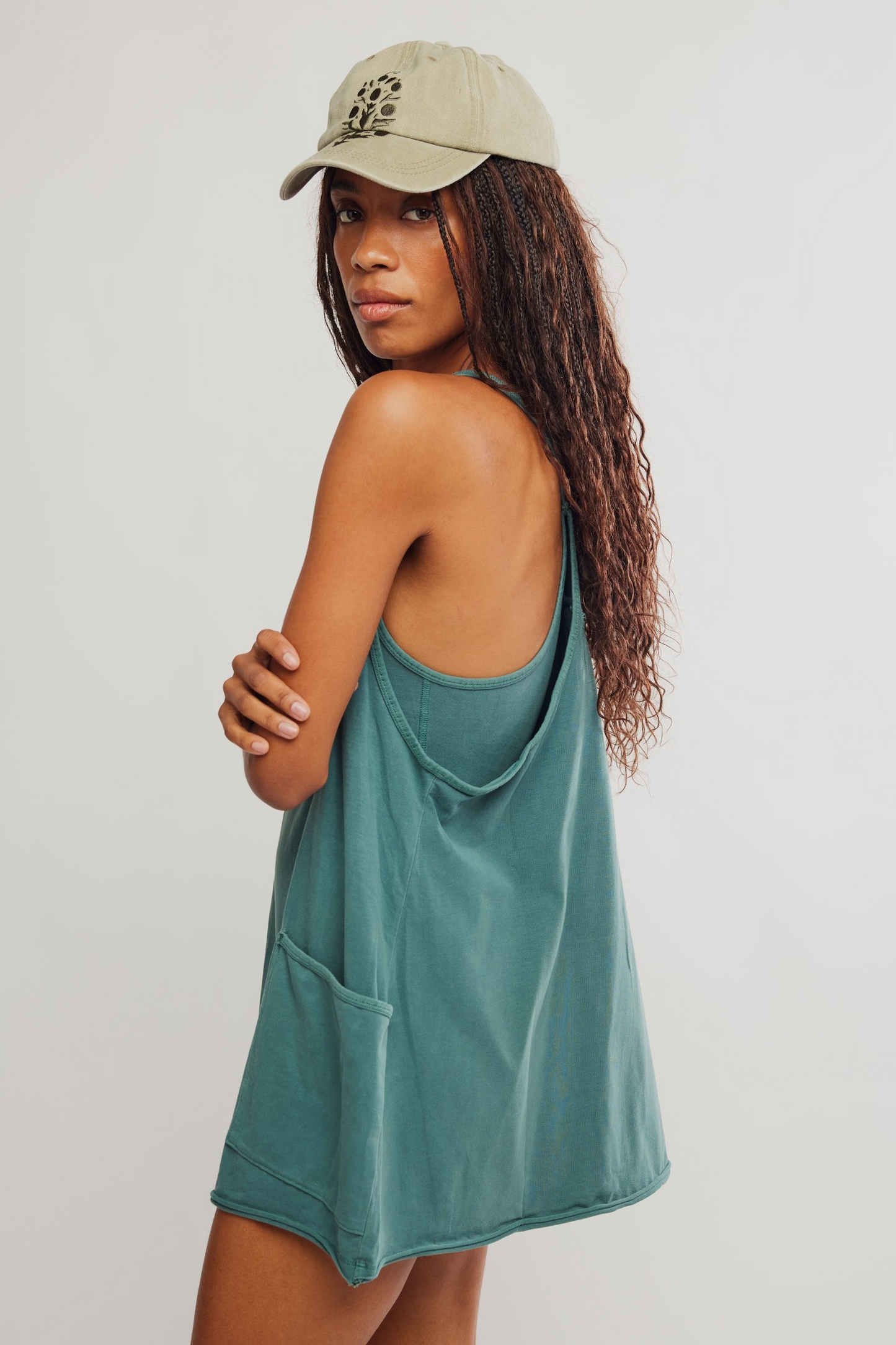 EVERGREEN HOT SHOT MINI DRESS