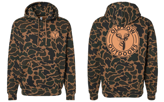 OLD ROW OUTDOORS DEER CIRCLE CAMO HOODIE