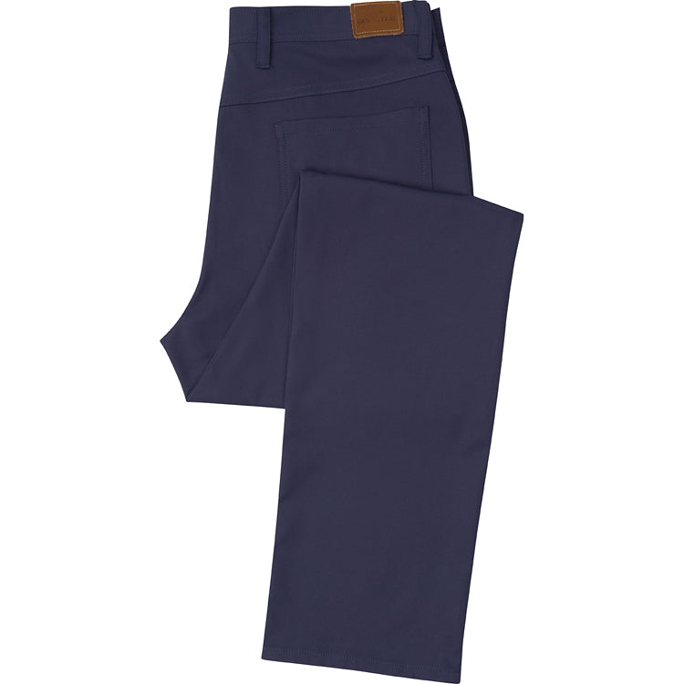 GENTEAL NAVY CLUBHOUSE PERFORMANCE FIVE-POCKET PANT