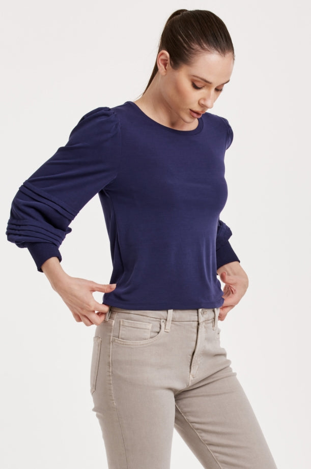 ANOTHER LOVE ELECTRIC INDIGO ANIKA TOP