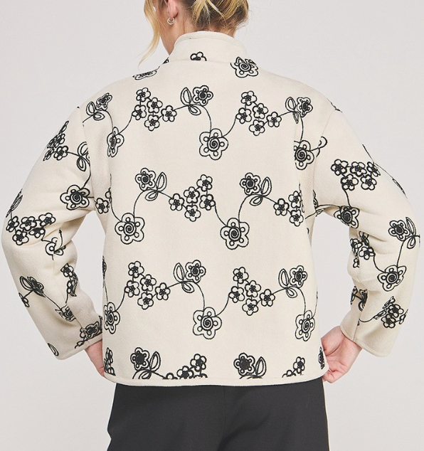 SUEDE FLEECE LINED JACKET
