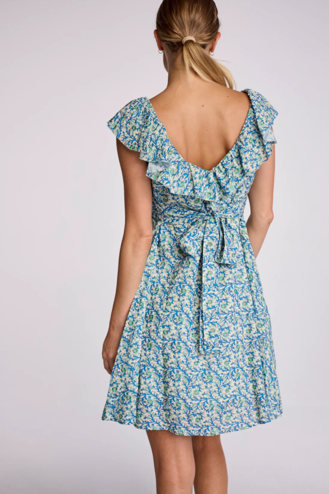 SUNDAYS EMBROIDERED FLORAL CASSIE DRESS
