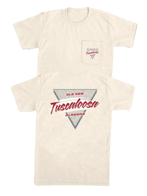 OLD ROW TUSCALOOSA RETRO TRIANGLE 2.0 POCKET TEE