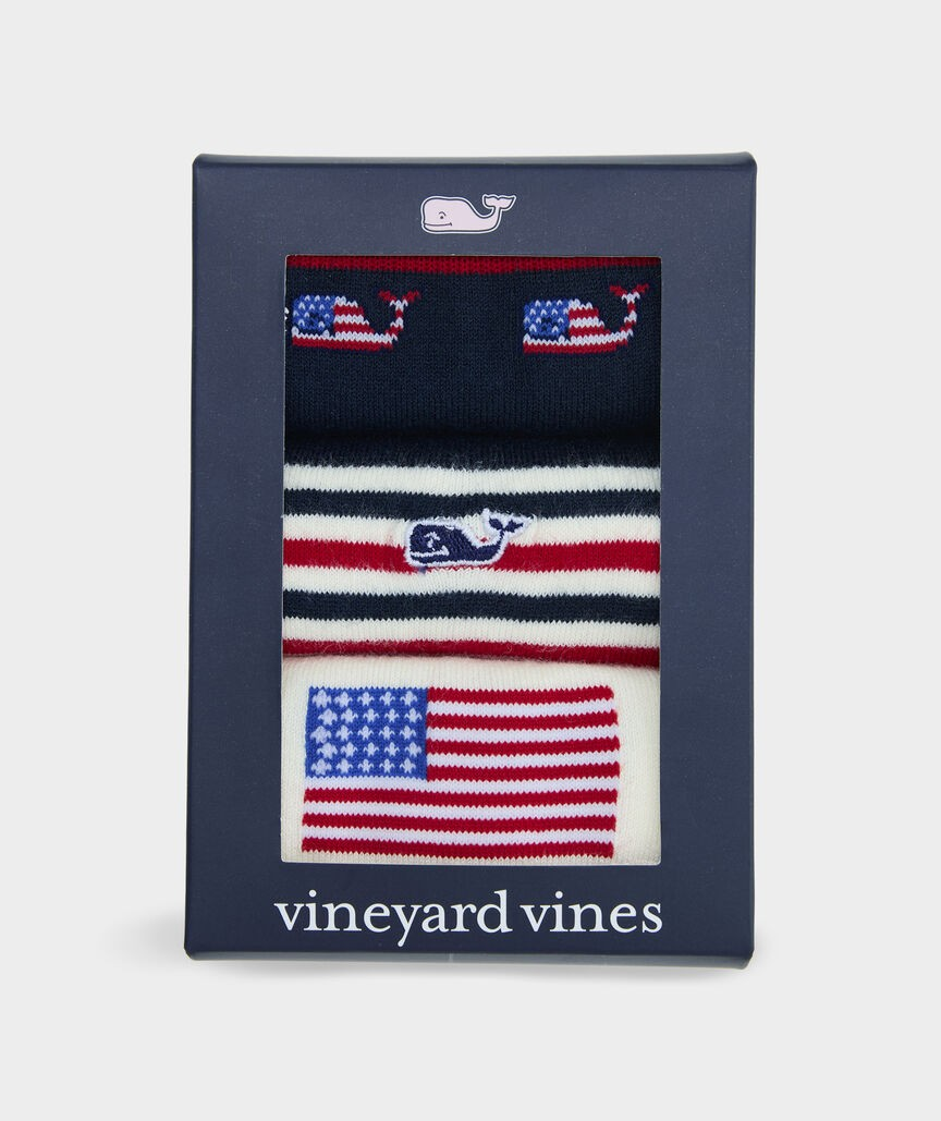 AMERICANA 3 PACK SOCK
