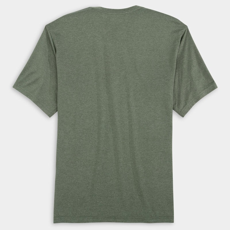 GENTEAL GREEN HEATHERED SHORT SLEEVE T-SHIRT