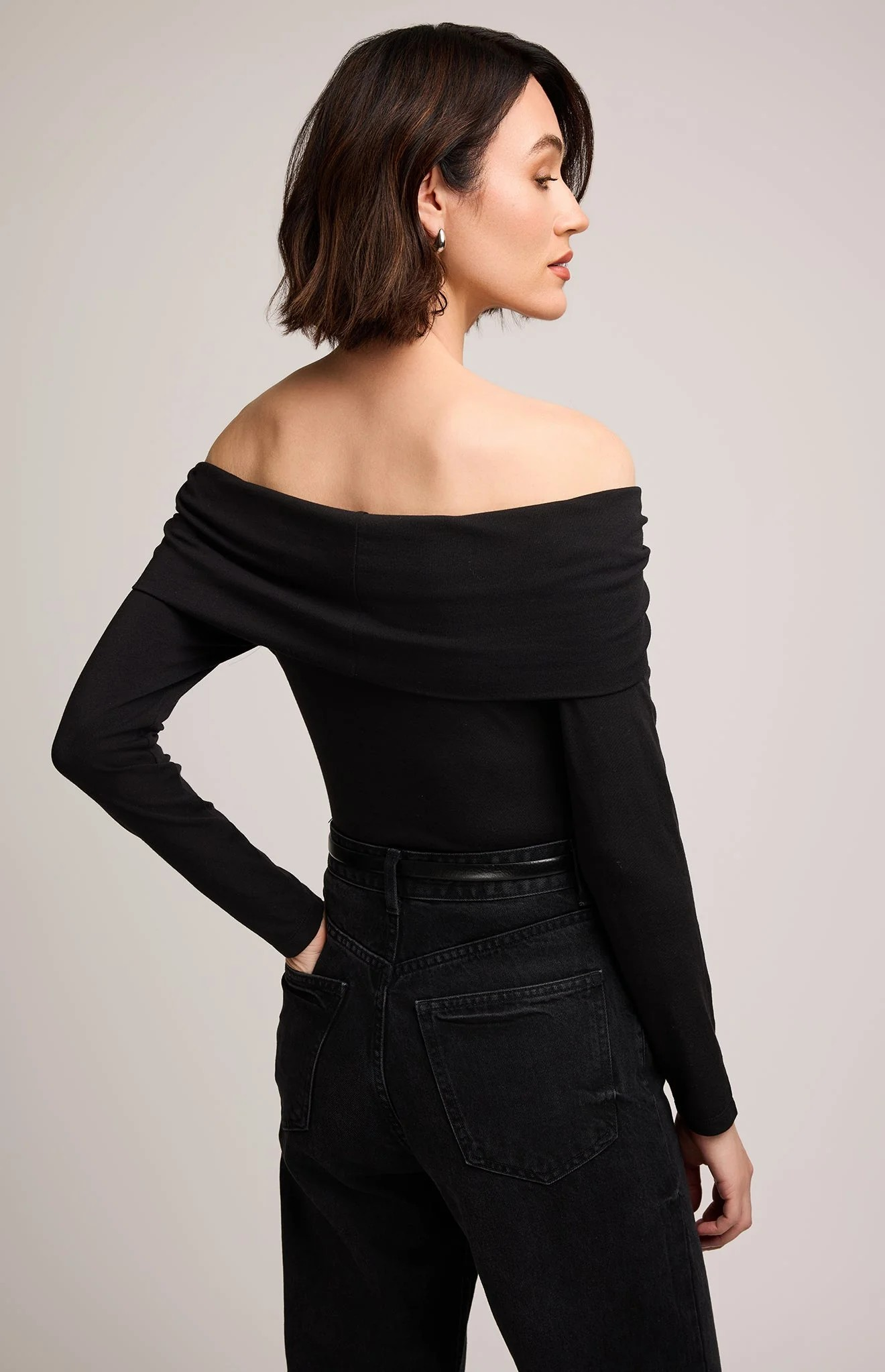 BLACK CHARLIZE TOP