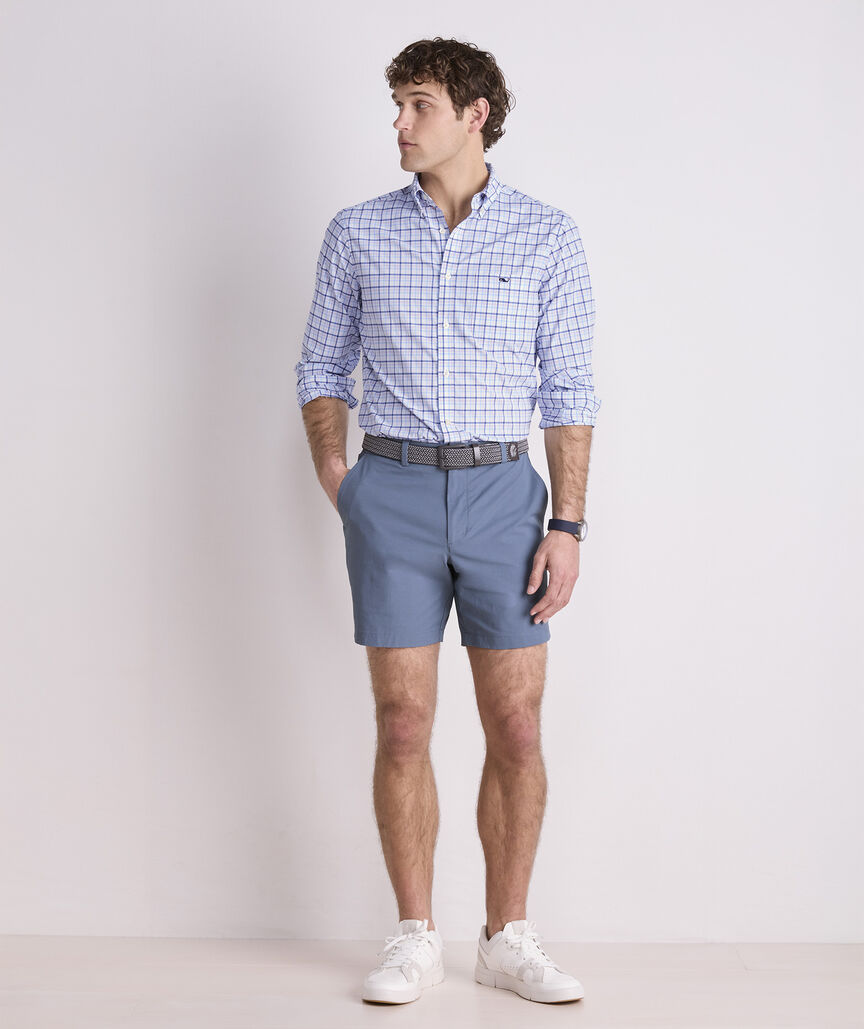 VINEYARD VINES BLUE MIRAGE 7" ON-THE-GO SHORTS