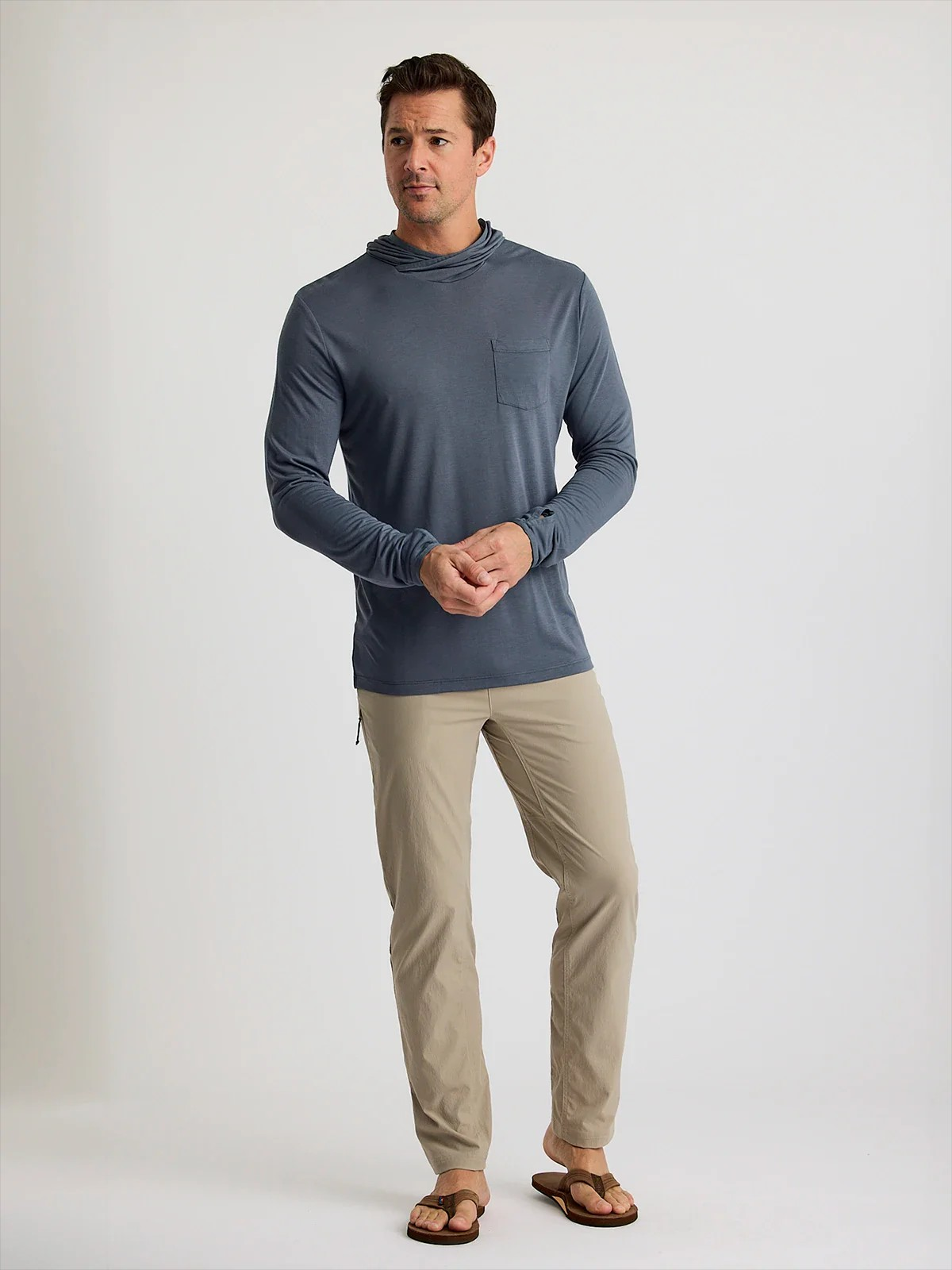 FREE FLY MEN'S STORM CLOUD LIGHTWEIGHT HOODIE