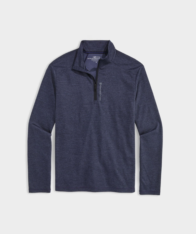 VINEYARD VINES NAUTICAL NAVY SANKATY QUARTER-ZIP
