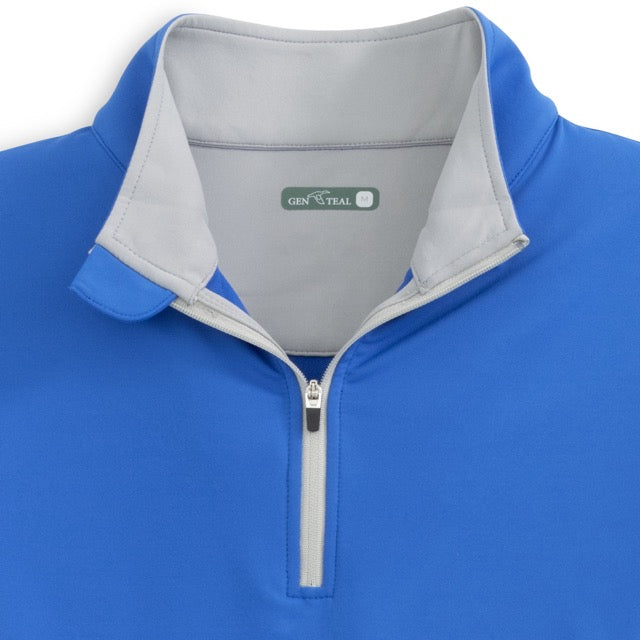GENTEAL ROYAL BLUE VENTURE PERFORMANCE QUARTER-ZIP