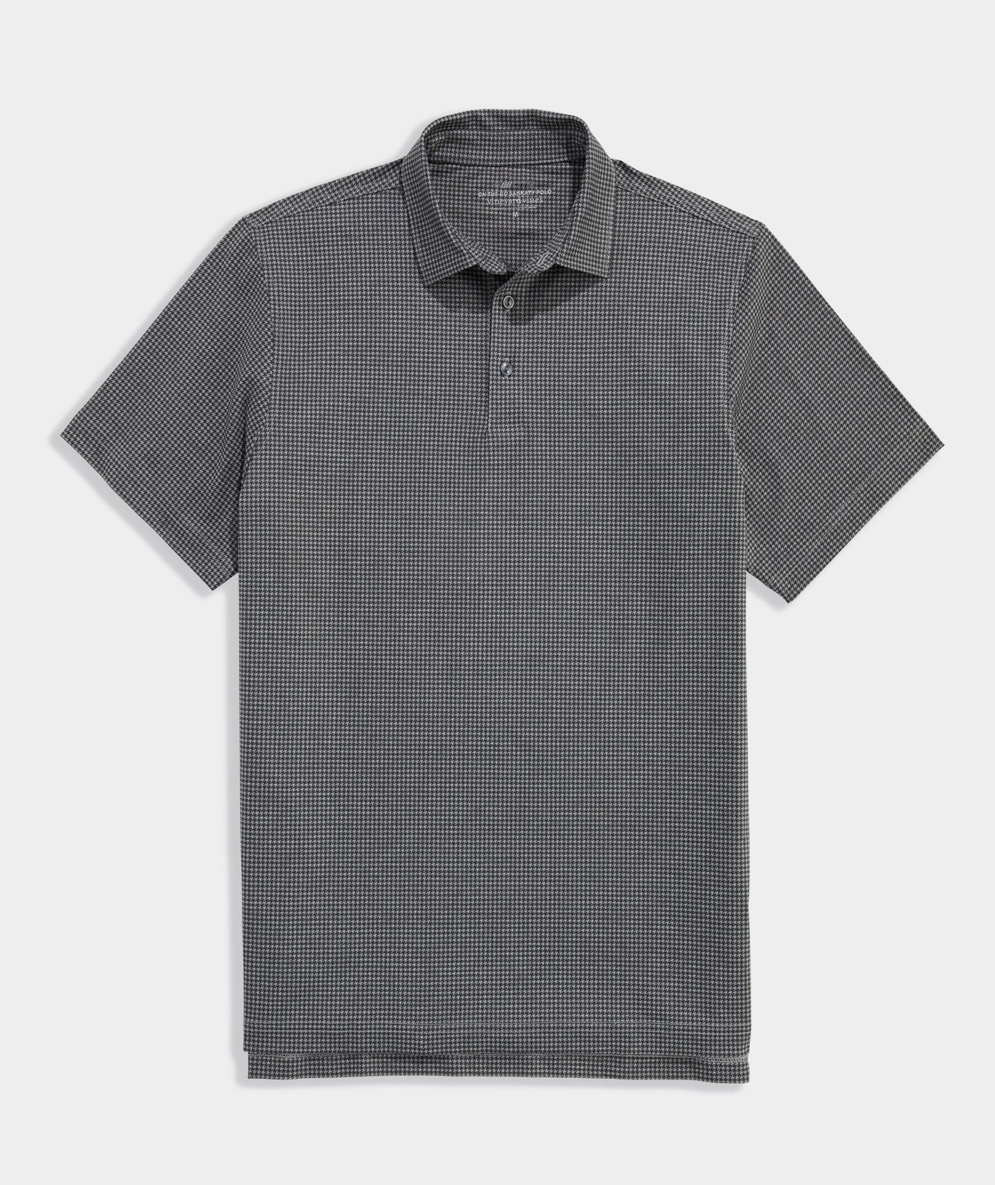 HOUNDSTOOTH GRAY SANKATY POLO