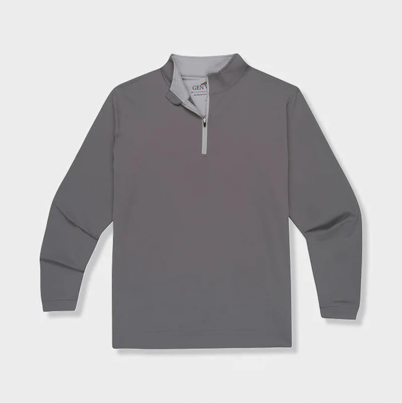 GENTEAL DARK CHARCOAL PERFORMANCE QUARTER-ZIP