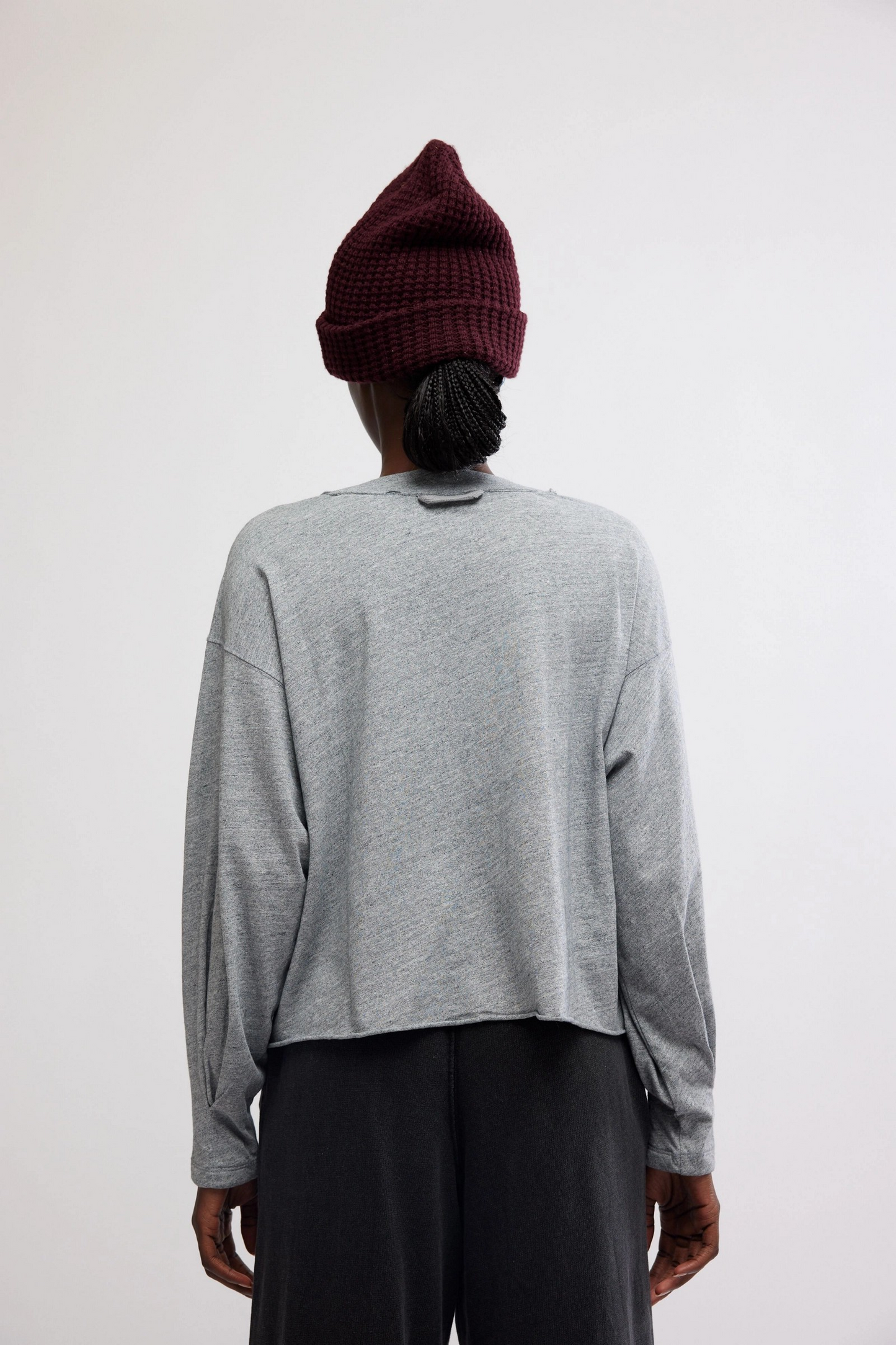 HEATHER GREY INSPIRE LAYER TEE