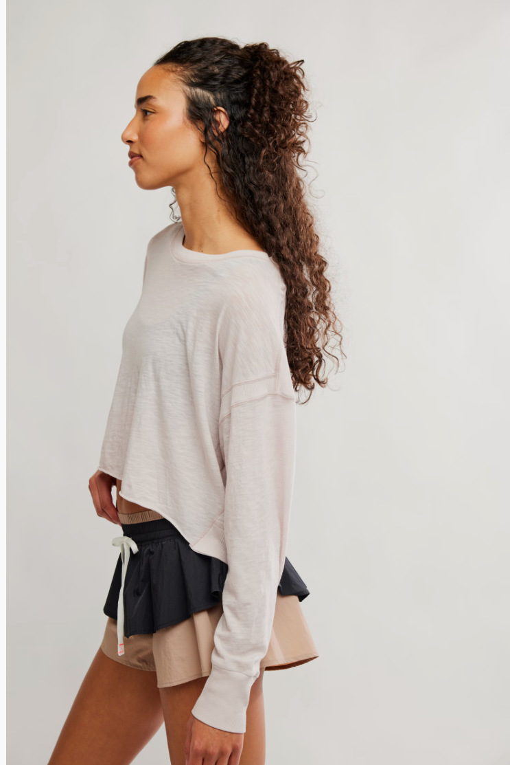 FREE PEOPLE PEARL MY TIME LAYER TEE