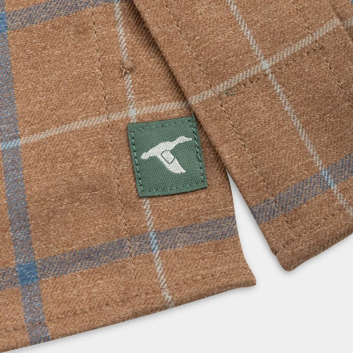 GENTEAL MAPLE SAWYER UNTUCKED PERFORMANCE FLANNEL