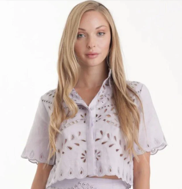 ELIN EMBROIDERED TOP