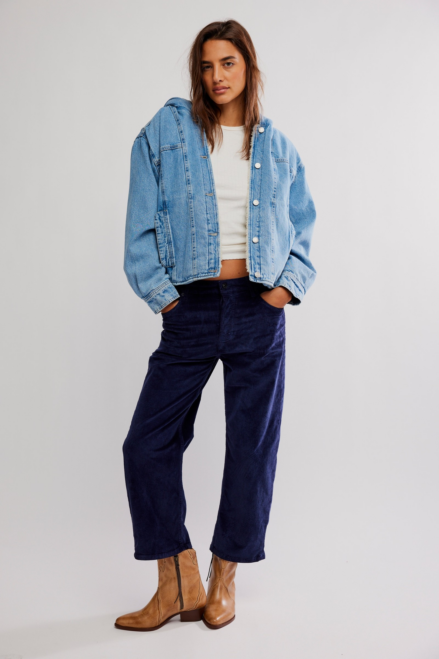 ASHER COZY DENIM JACKET