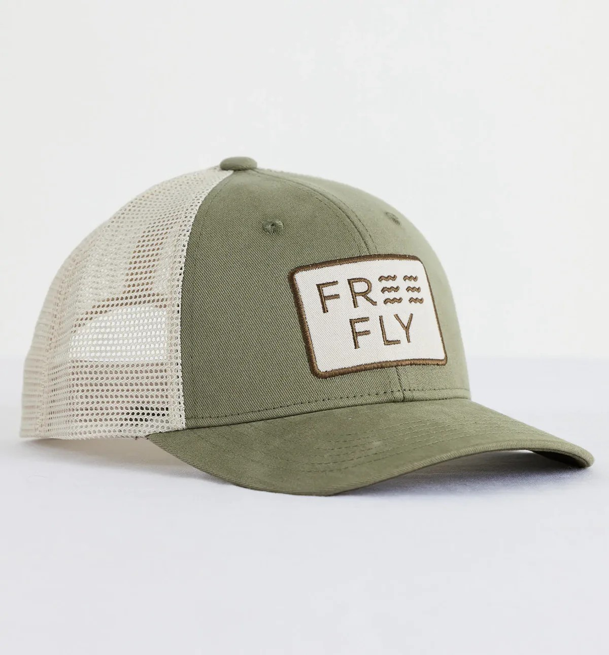 FREE FLY CAPERS GREEN WAVE TRUCKER HAT