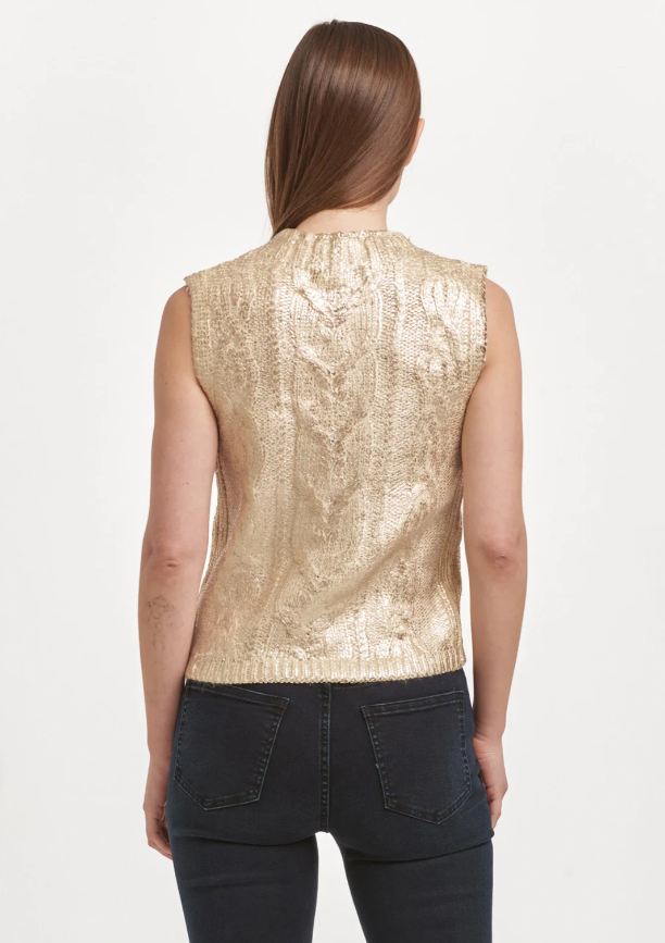 DEAR JOHN IVORY WITH ROSE GOLD TATIANA SWEATER