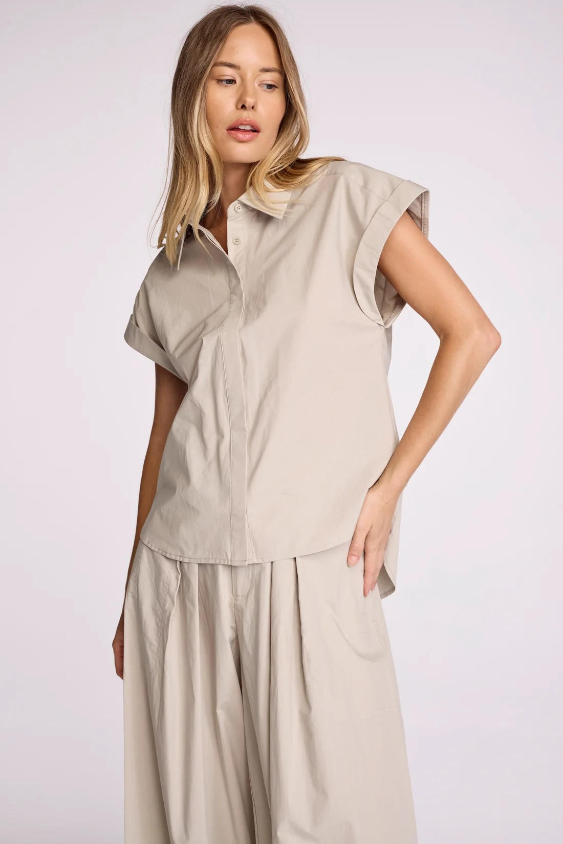 SUNDAYS WILLOW GRAY ASHER SHIRT