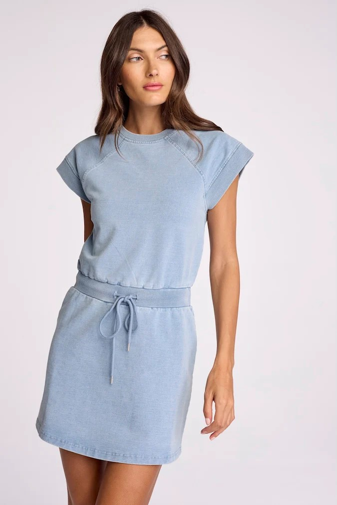 SUNDAYS LIGHT WASH DENIM APOLLO DRESS