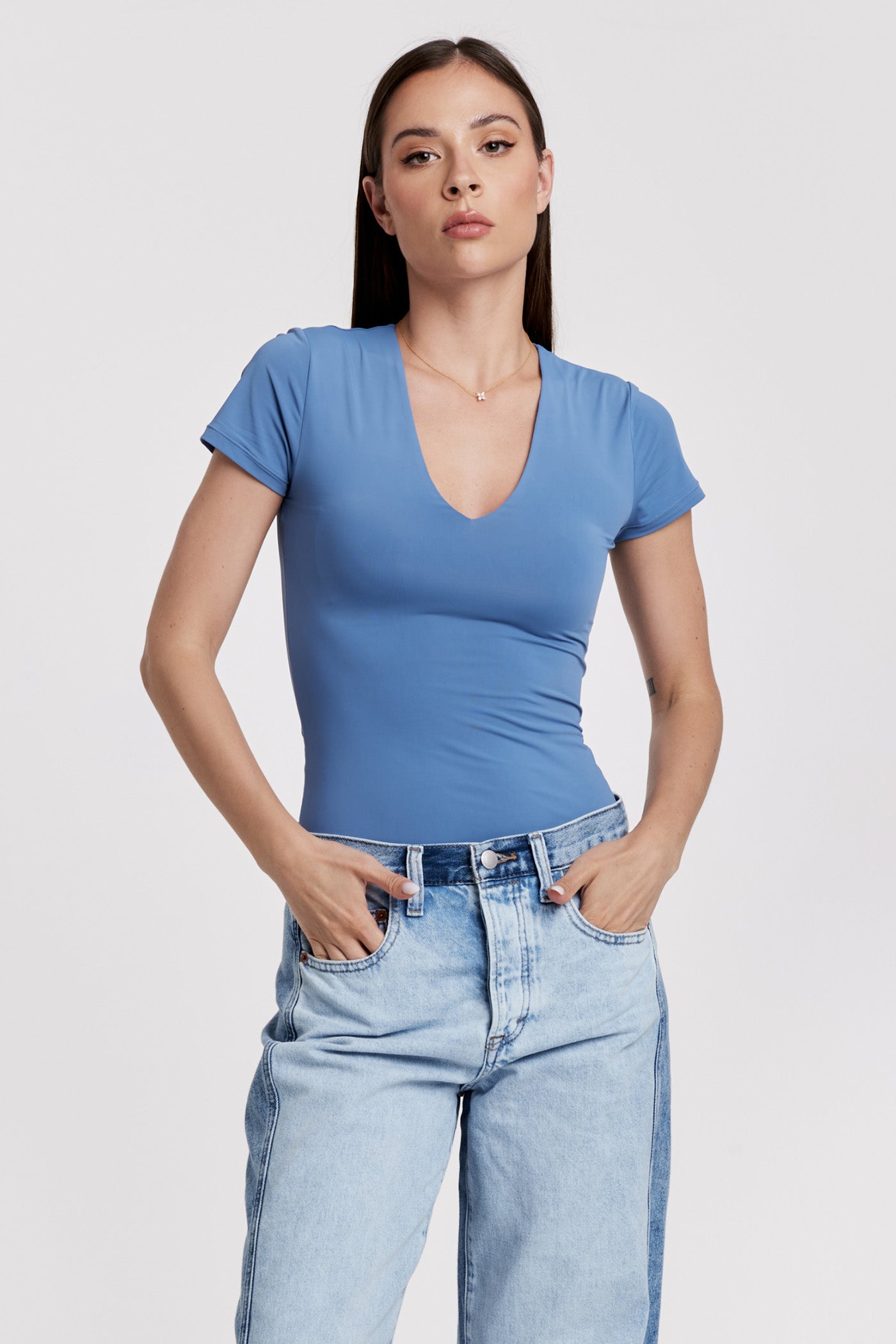 ANOTHER LOVE STORMY BLUE ROMA TEE