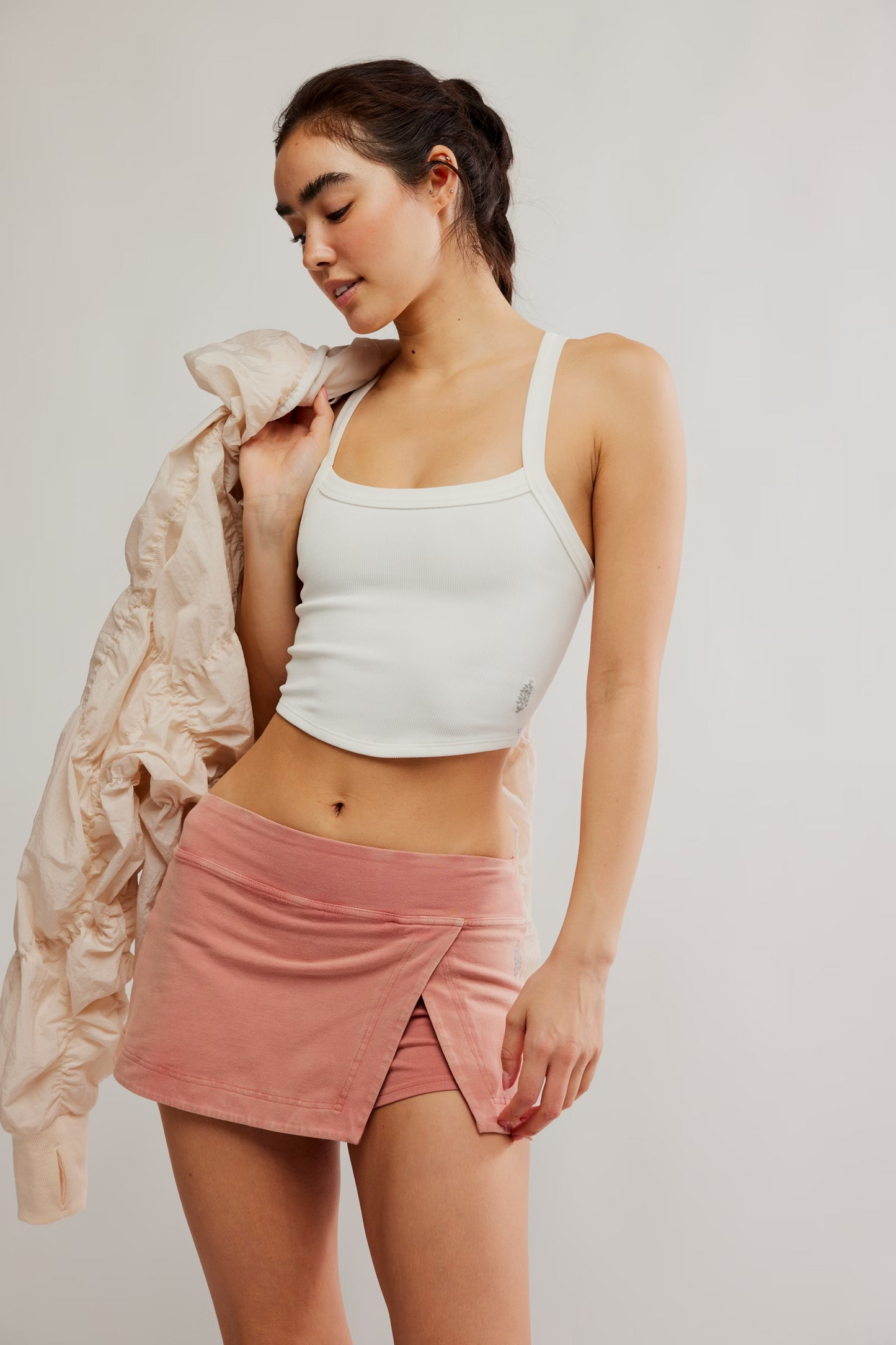 FREE PEOPLE PETAL HOT SHOT MINI SKORT