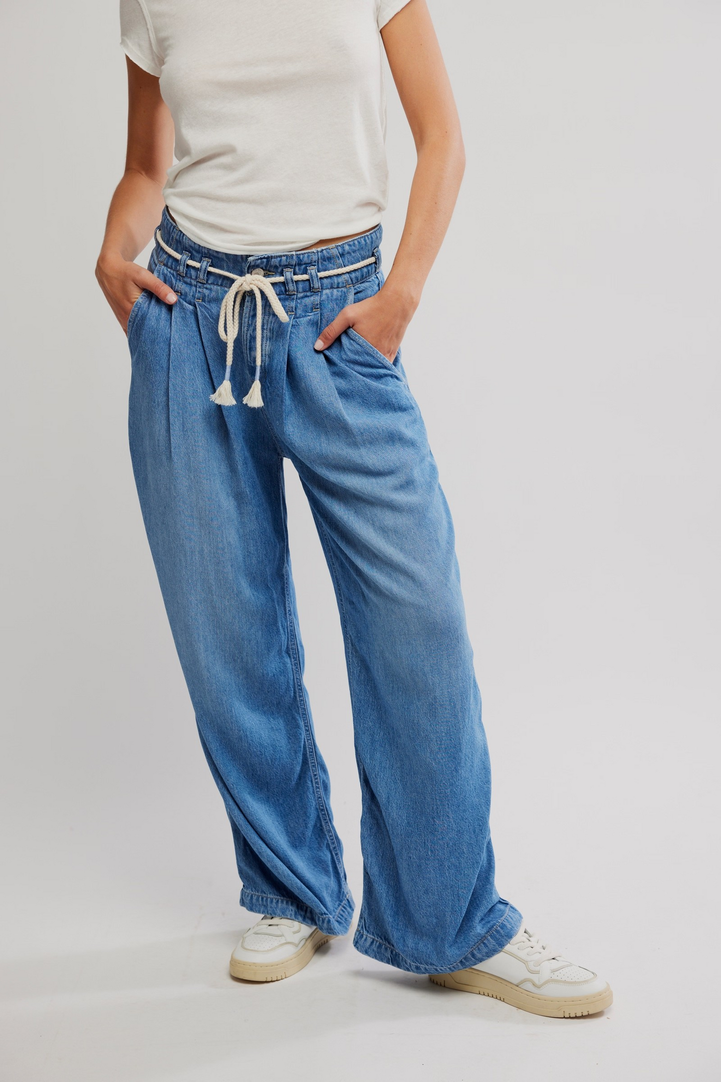 FREE PEOPLE DAKOTA CINCHED PULL ON PANTS