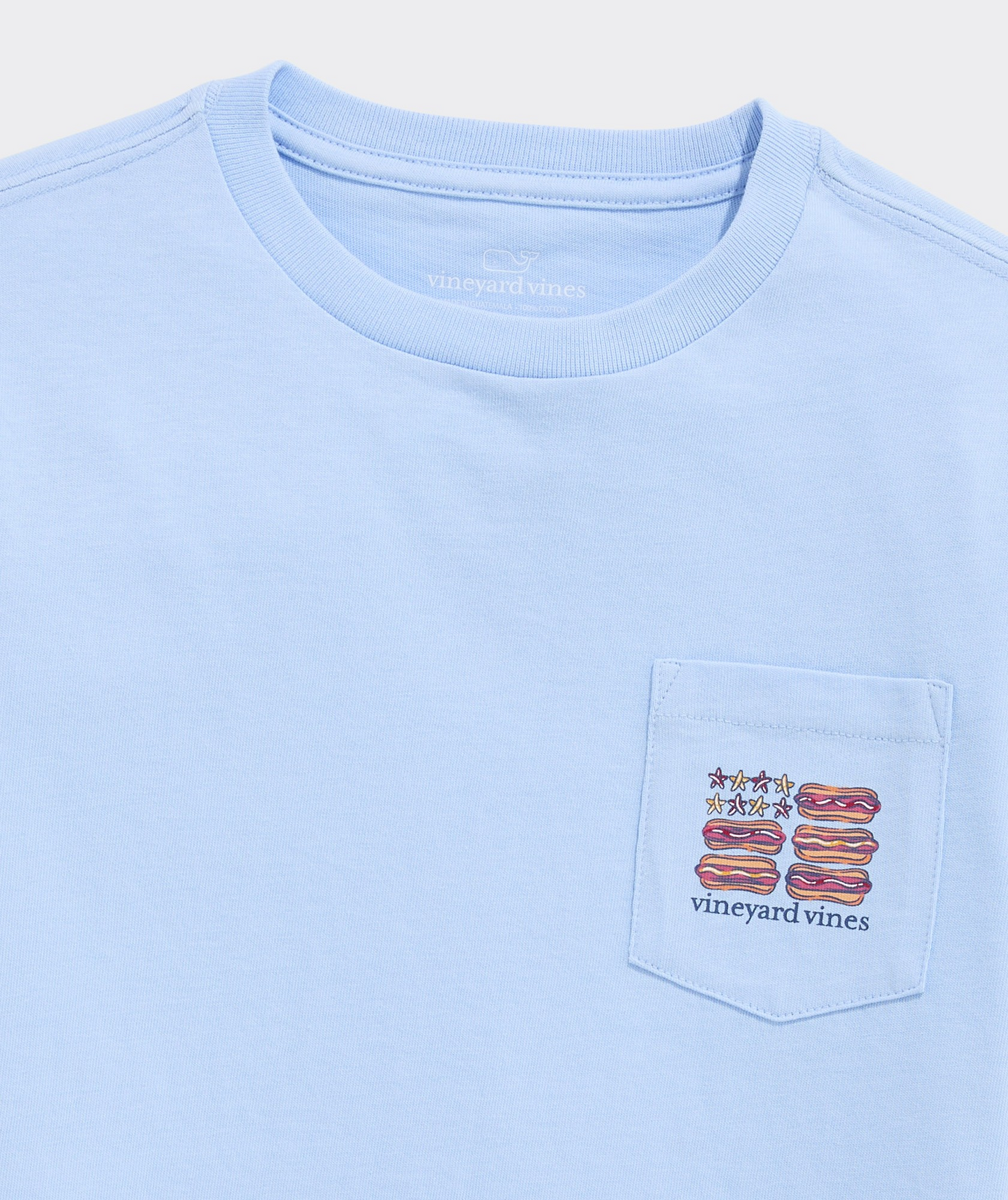 HOT DOG USA FLAG TEE