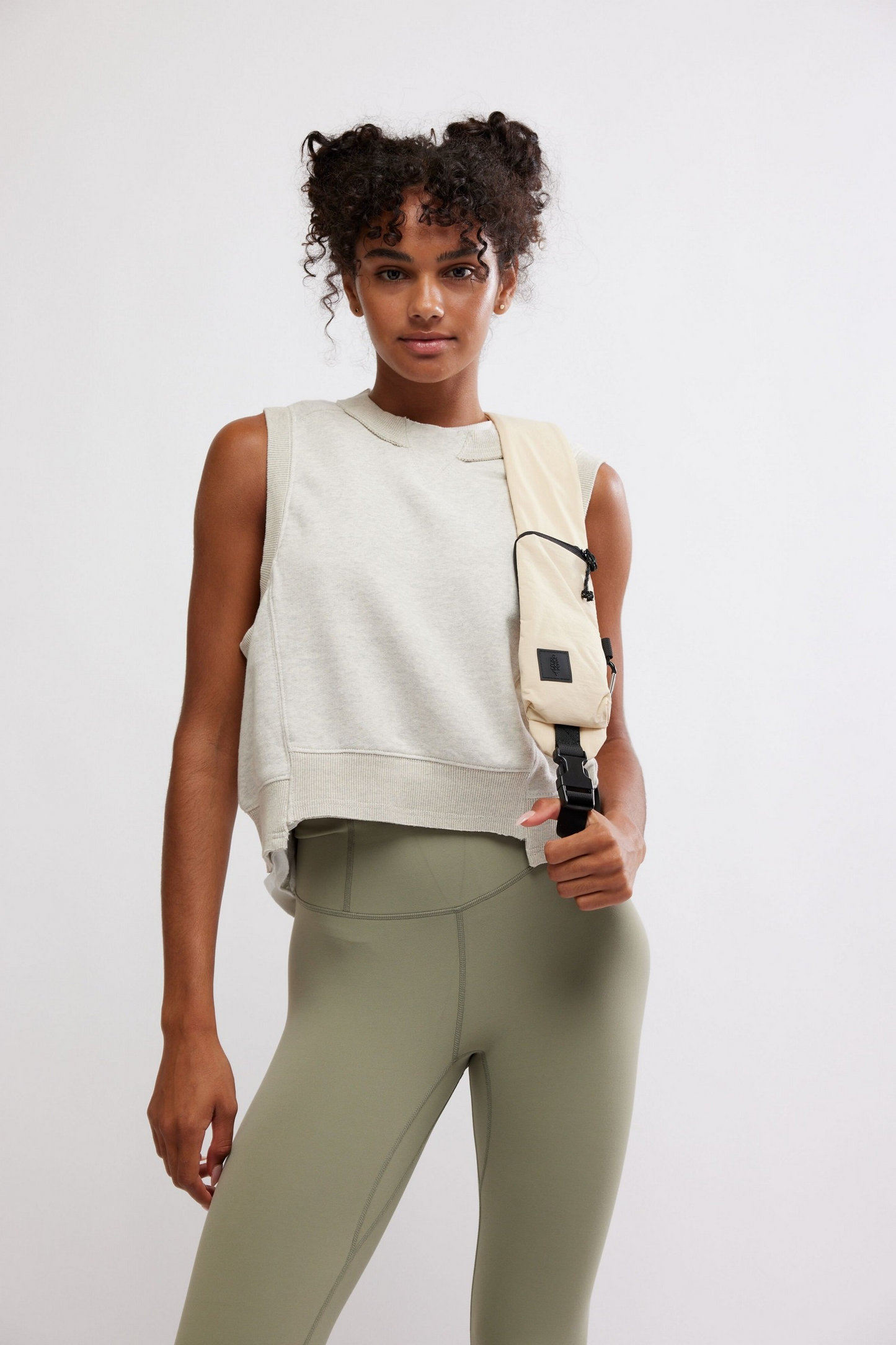 FREE PEOPLE HEATHER GREY INTERCEPT TANK