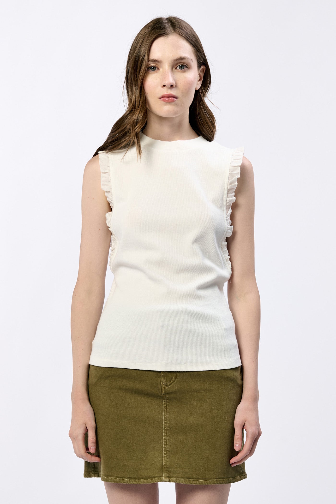 DEAR JOHN WHITE BRIDGET TOP