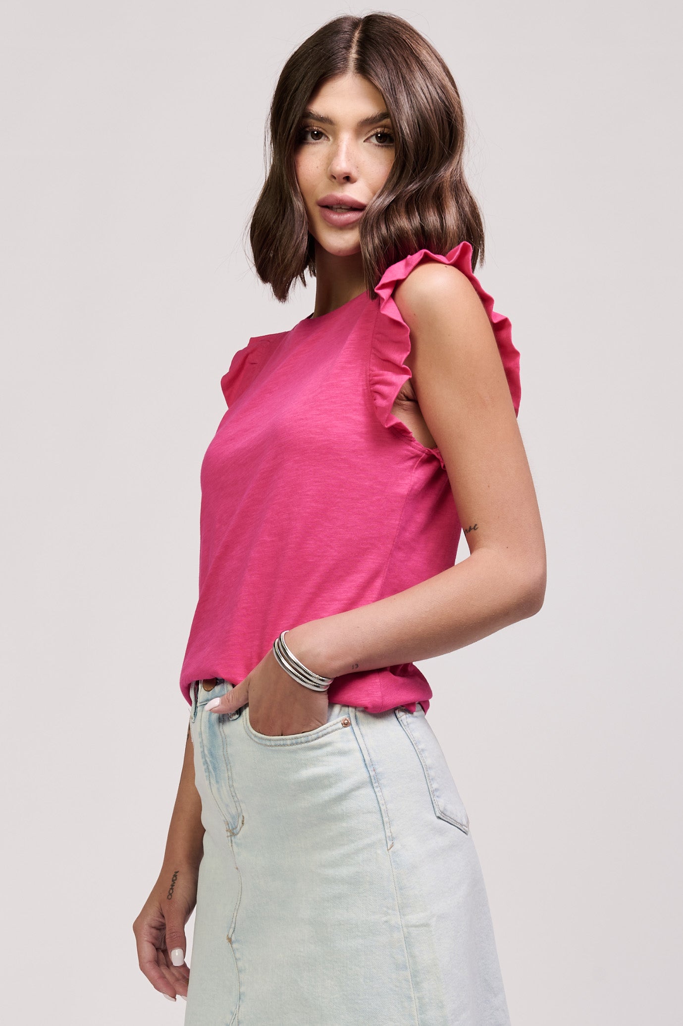 ANOTHER LOVE PINK PARADISE NORTH TEE