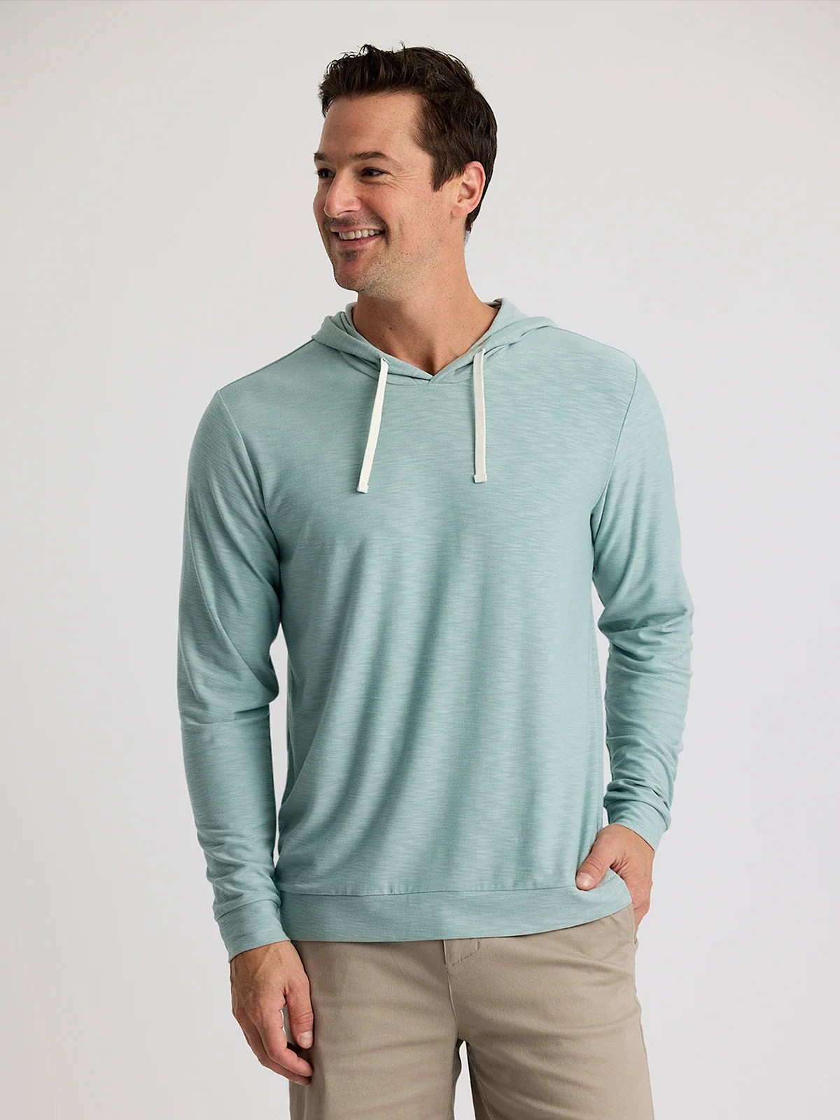 OCEAN MIST MEN'S BAMBOO SLUB HOODIE II