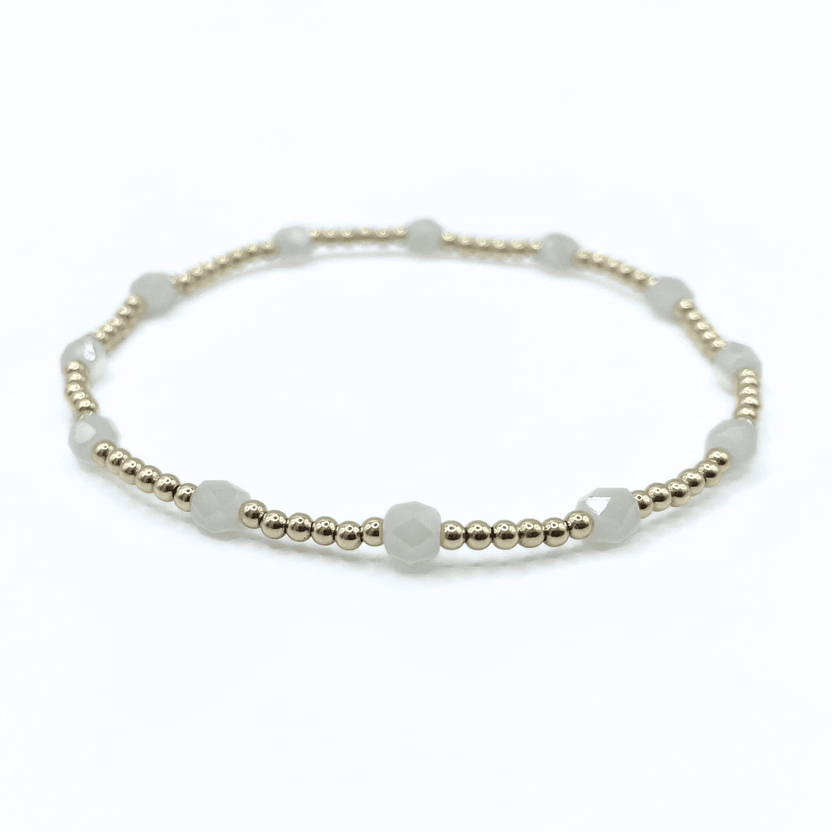 ERIN GRAY WHITE THE KEY WEST GOLD-FILLD AND WATERPROOF BRACELET COLLECTION