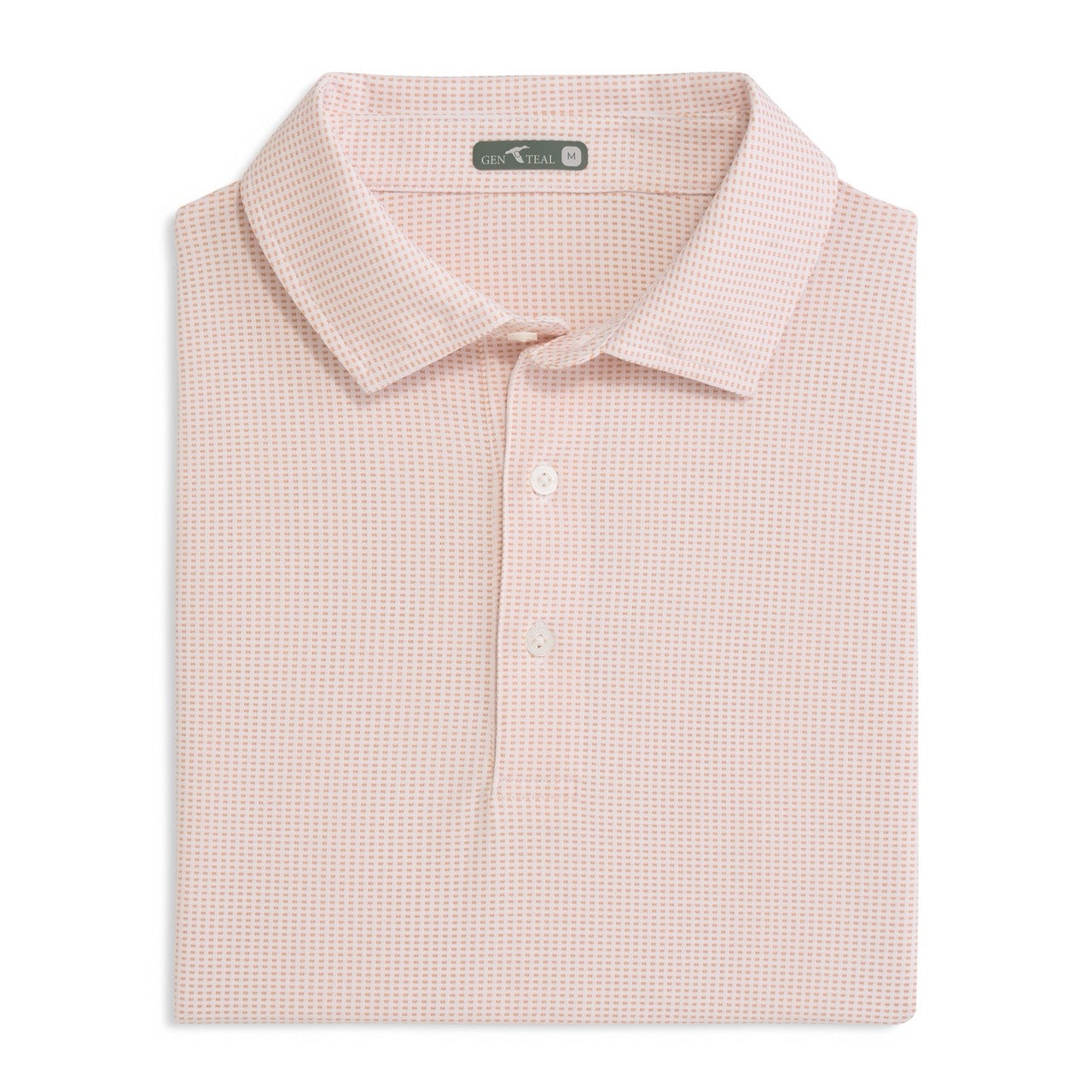 APRICOT JACQUARD PERFORMANCE POLO
