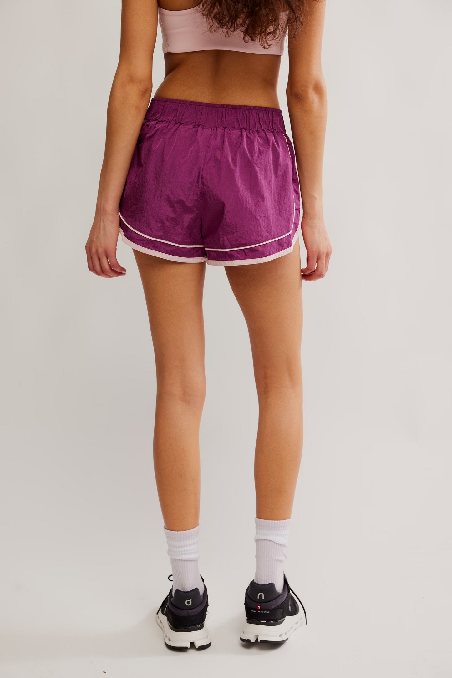 FREE PEOPLE VARSITY BLUES SHORTS