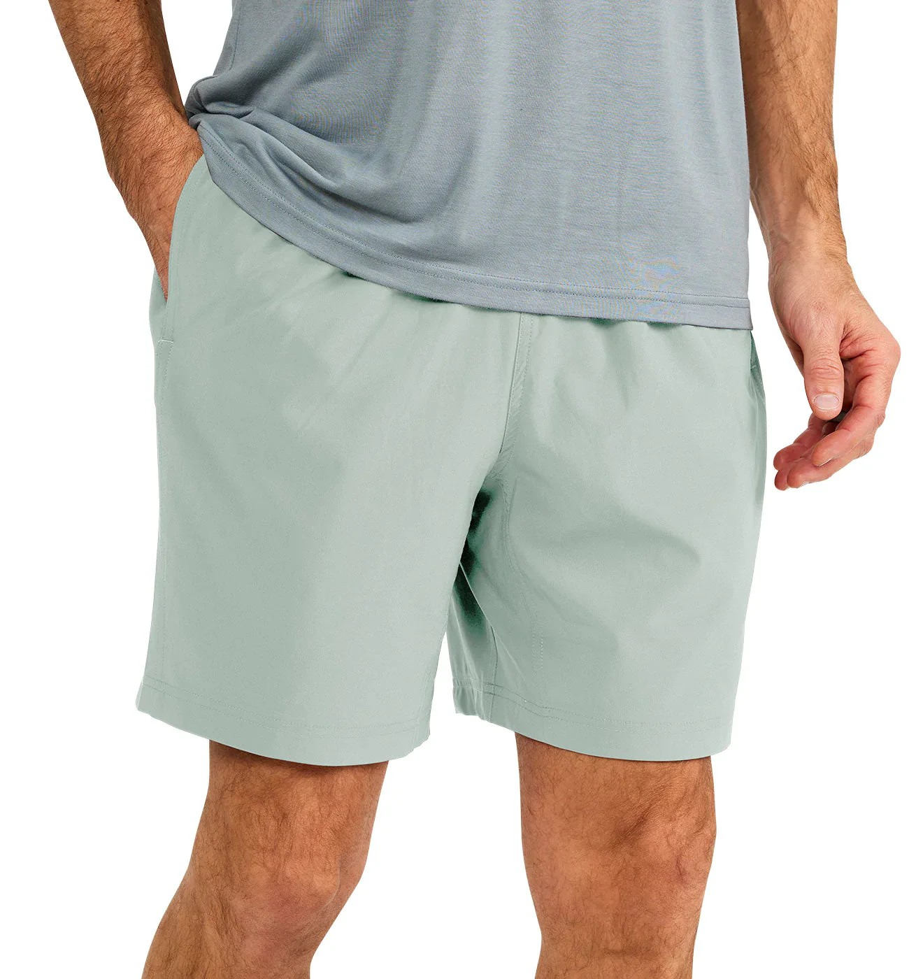 FREE FLY GREEN HAZE LINED BREEZE SHORT