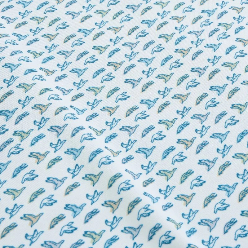 YOUTH OPAL SOARING SILHOUETTES PRINTED POLO