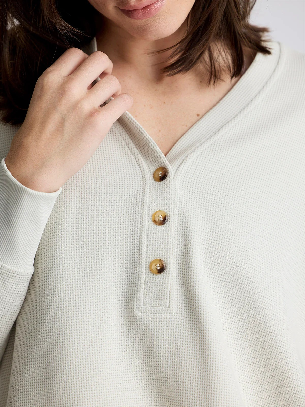 BIRCH WAFFLE HENLEY