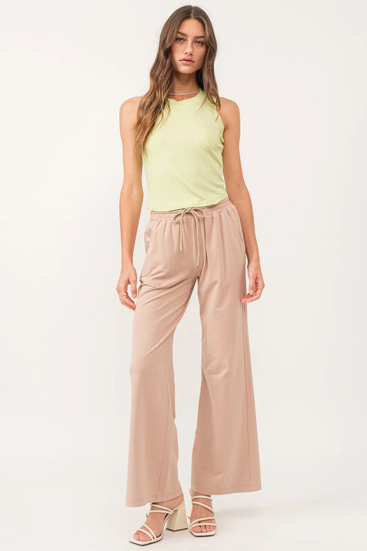 ANOTHER LOVE WARM SAND QUINCY PANT