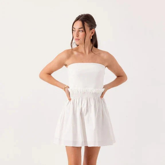 SUNDAYS WHITE ADELLA DRESS