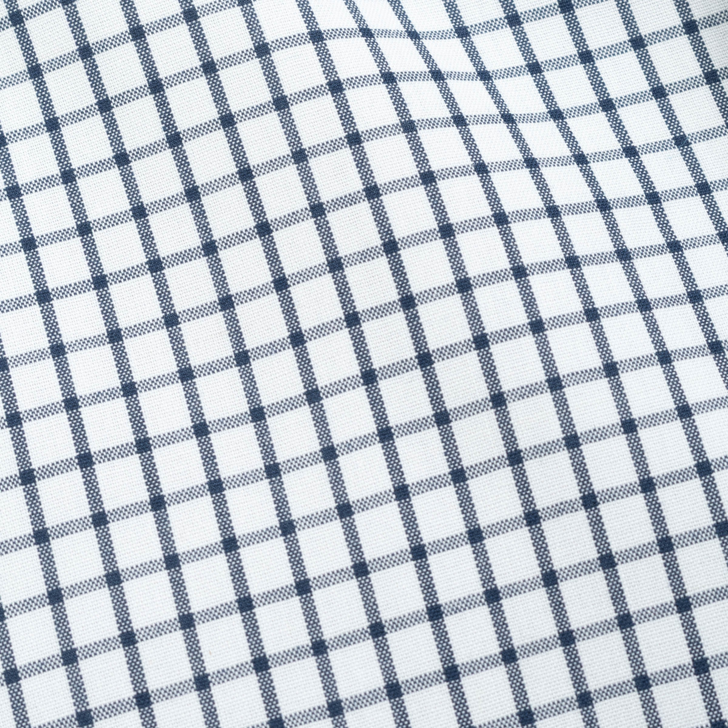 NAVY TATTERSALL COTTON SPORT SHIRT