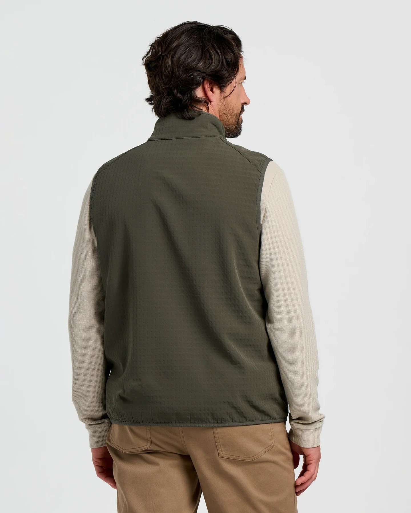 DARK FOREST GRIDBACK FLEECE VEST