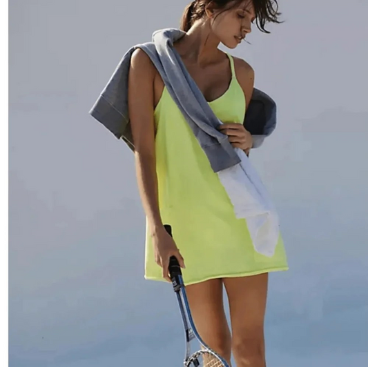 VAPOR LIME HOT SHOT DRESS