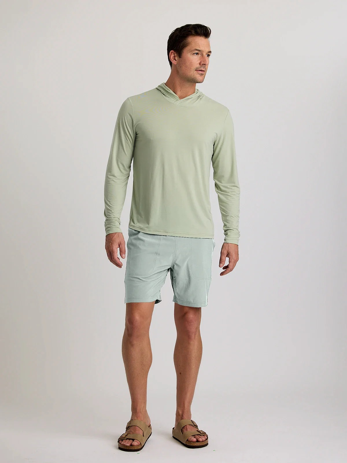 SURF SPRAY MEN'S LINED ACTIVE BREEZE SHORT 7"