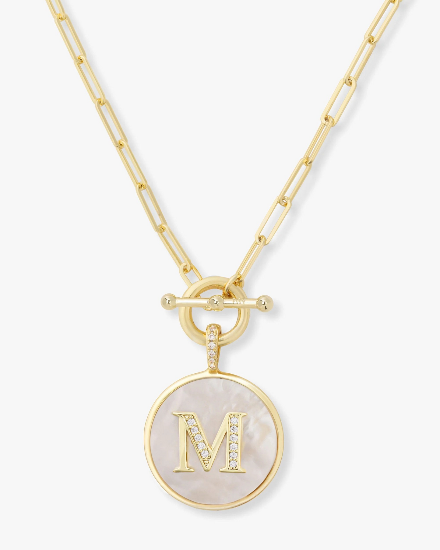 LOVE LETTER MEDALLIAN NECKLACE